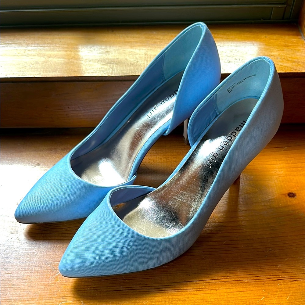 Elegant Baby Blue Women's Heels